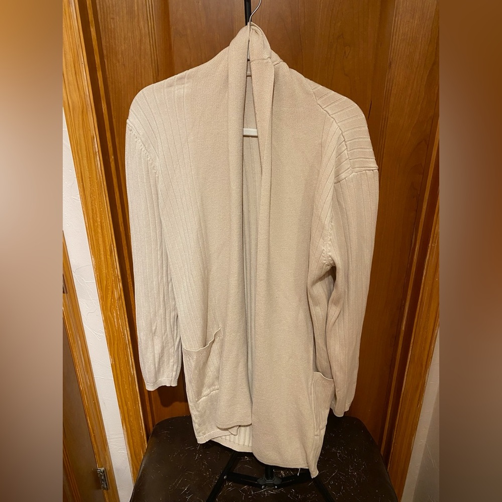 Paul Jones Tan Textured Cardigan